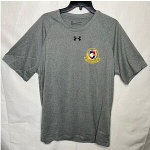 Under Armour Mens HeatGear Shirt XL Gray Patrol Squadron 47 Culture of Fitness‎